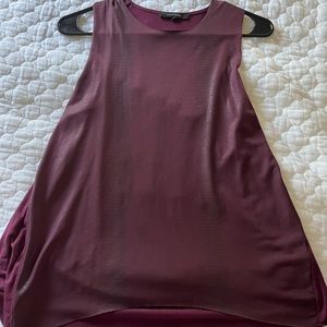 Purple snakeskin tank top